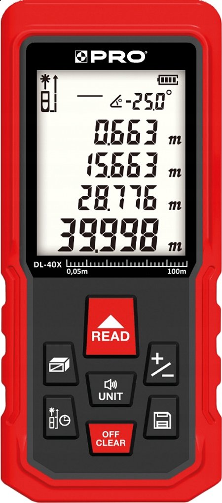 PRO Dalmierz Laserowy DL-40X 31-60 m