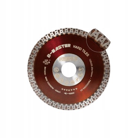 BIHUI BIHUI TARCZA UNIWERSALNA B-MASTER 1,2mm fi 125mm cegła ceramika