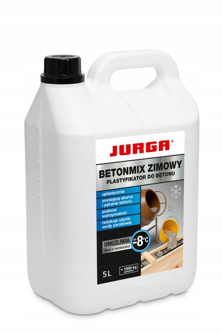 JURGA BETONMIX ZIMOWY 5L do -8 st.C PLASTYFIKATOR DO BETONU