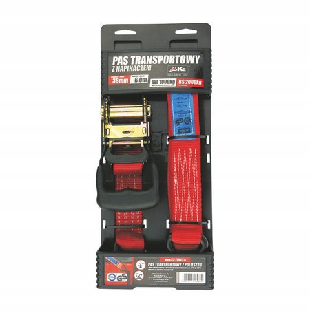 K2 PAS TRANSPORTOWY z napinaczem 38mm 6,0mb 1000kg