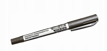 Marker dwustronny, permanentny czarny Motive 1 szt.