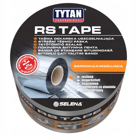 Taśma dekarska Tytan Professional czarna 15cm x 10m